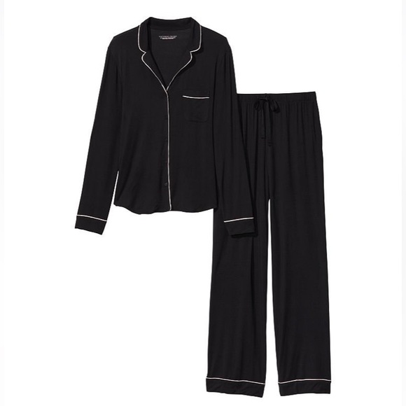 NWT VICTORIA'S SECRET CLASSIC 
Modal Long Pajama Set - Picture 3 of 4